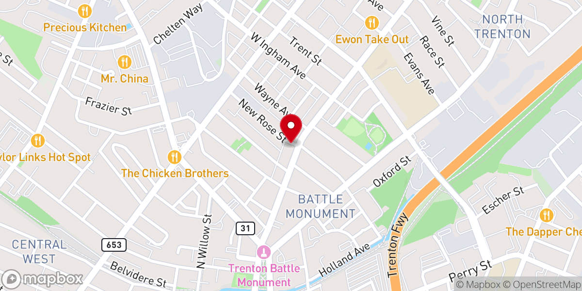 Map showing location of Samaritan Christian Community Center