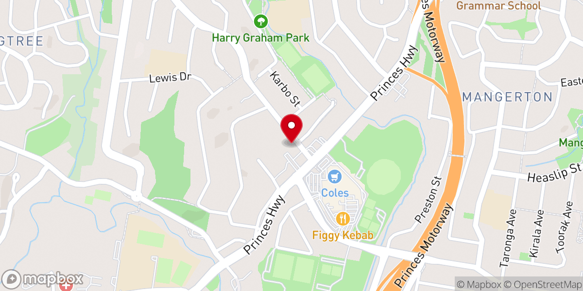 Map showing location of Croatian Catholic Centre