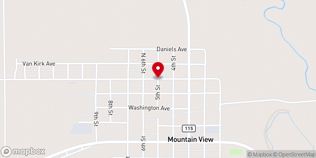 Map showing location of Faith Christian Ministry