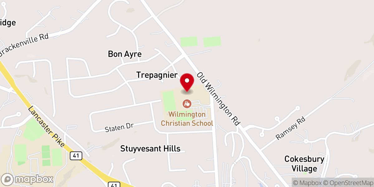 Map showing location of The Journey - Hockessin