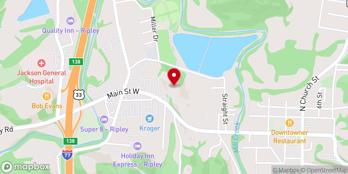 Map showing location of Open Bible Church