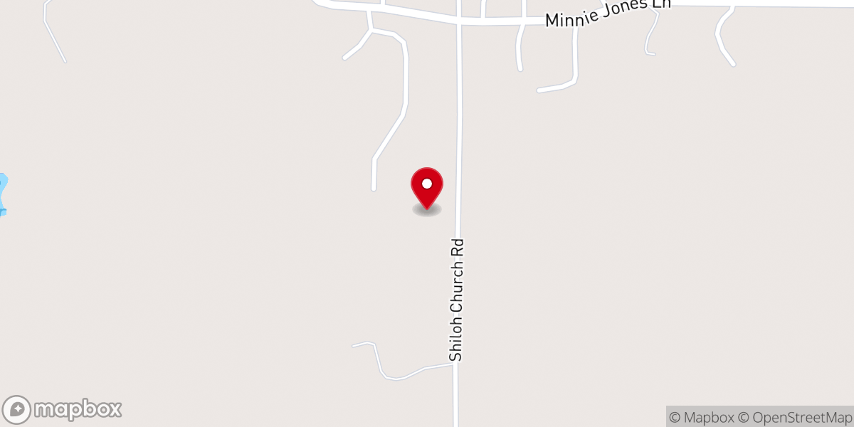 Map showing location of Herndon Church
