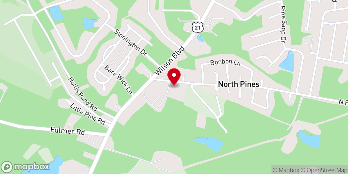 Map showing location of Faith Formation Building