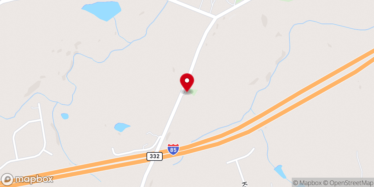 Map showing location of Revival Baptist Church