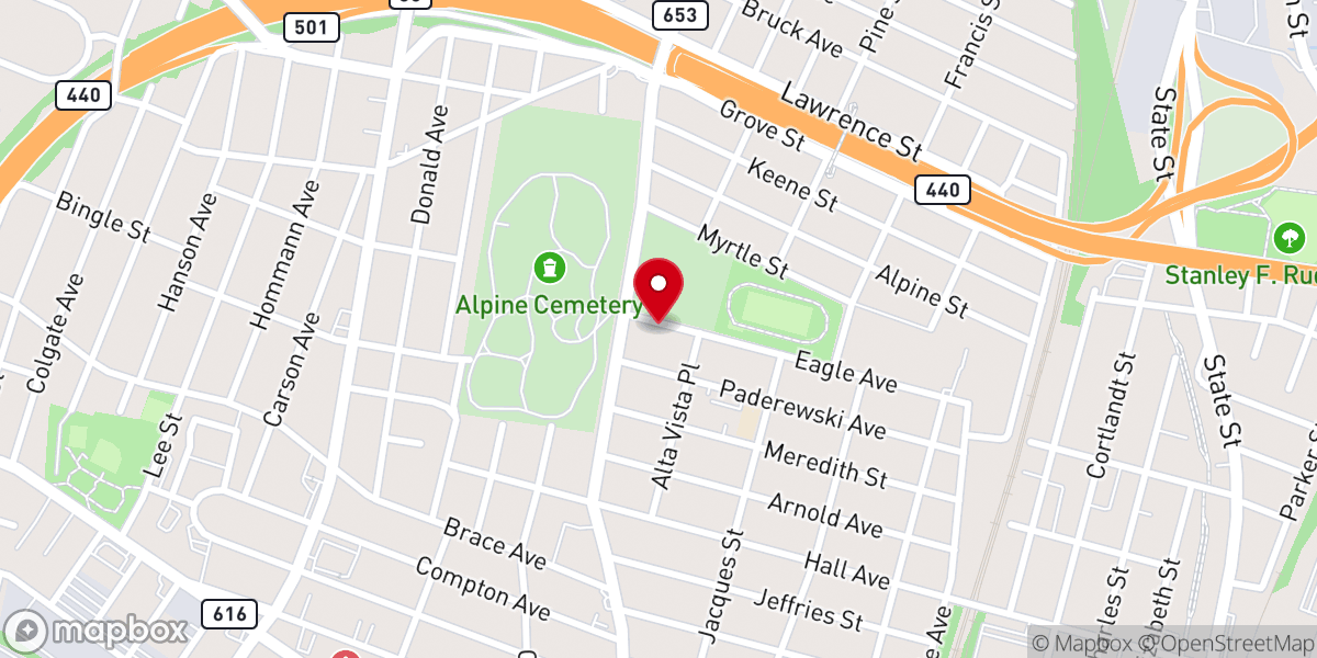 Map showing location of St George Catholic Club