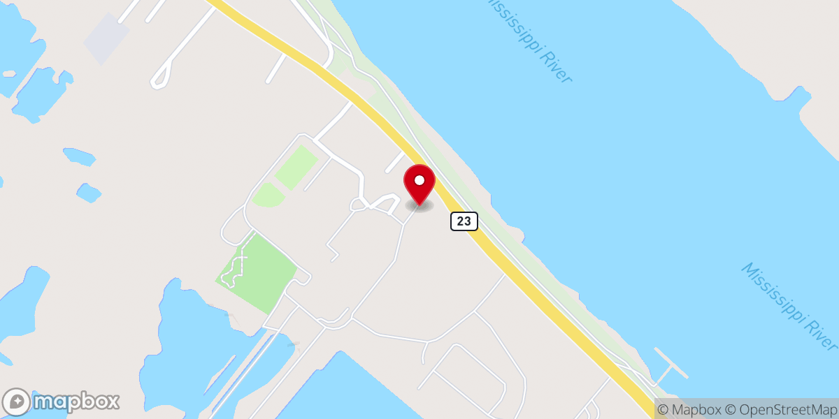 Map showing location of Plaquemines Parish Sheriff's Office District 2 Office