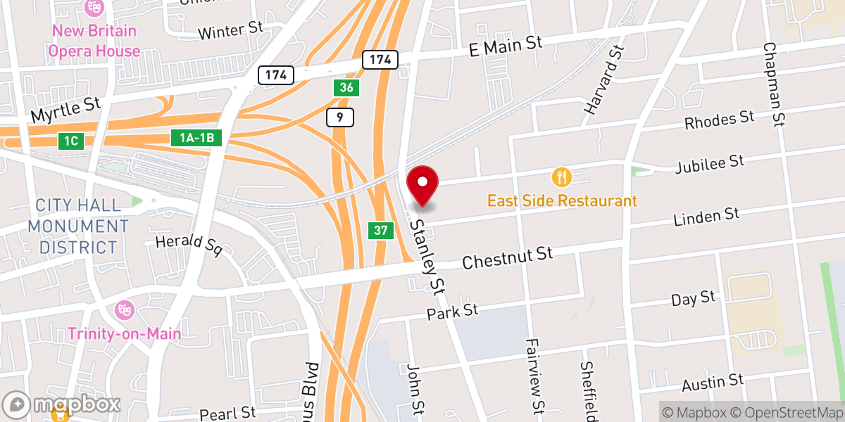 Map showing location of Iglesia Cristiana Nuevo Pacto