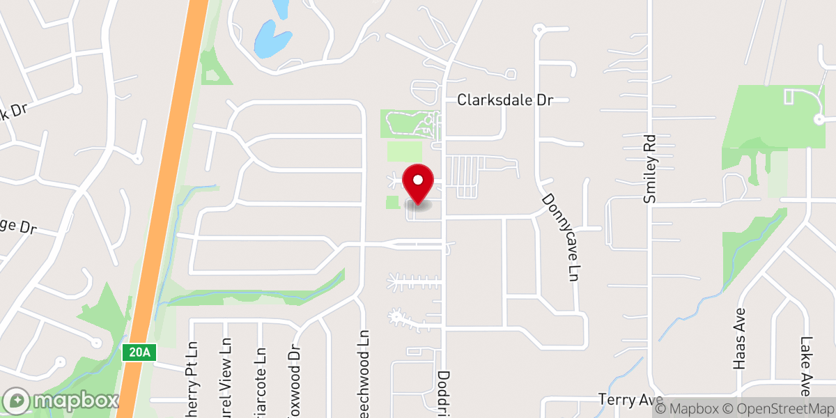 Map showing location of Holy Spirit Parish Annex