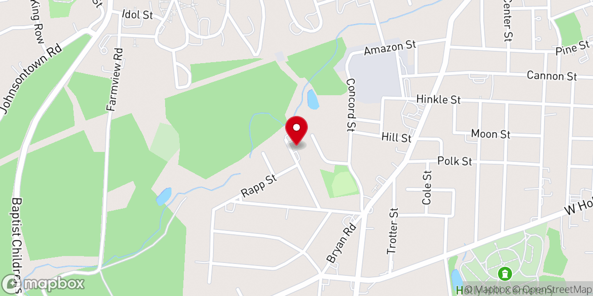 Map showing location of Jesse Crooks Evangelistic Association Inc
