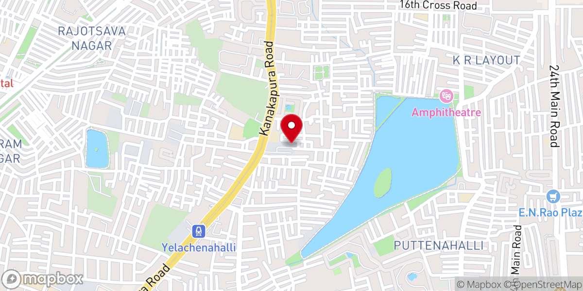 Map showing location of The Pentecostal Mission Church - TPM Banashankari