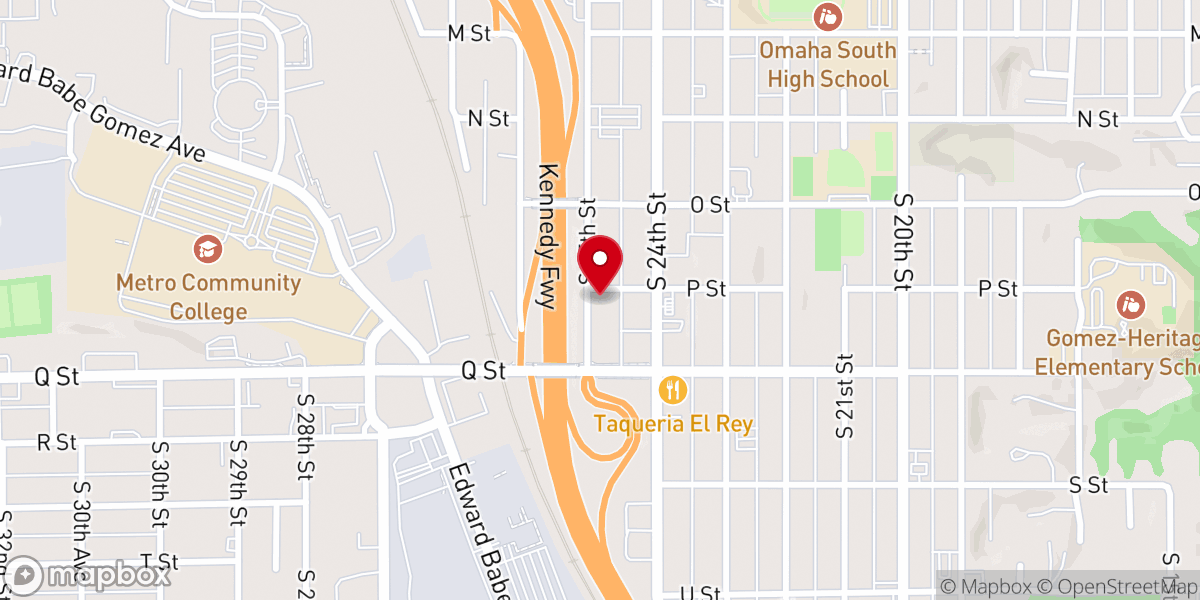 Map showing location of Fuente De Vida Foursquare Church
