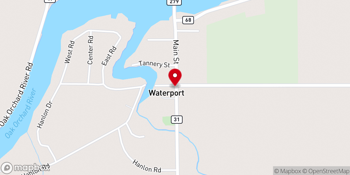 Map showing location of Church of Our Lady of Good Counsel