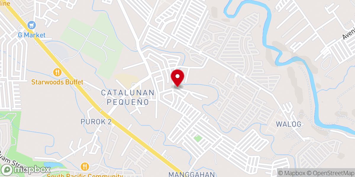 Map showing location of Berean Bible Baptist Church Mandug