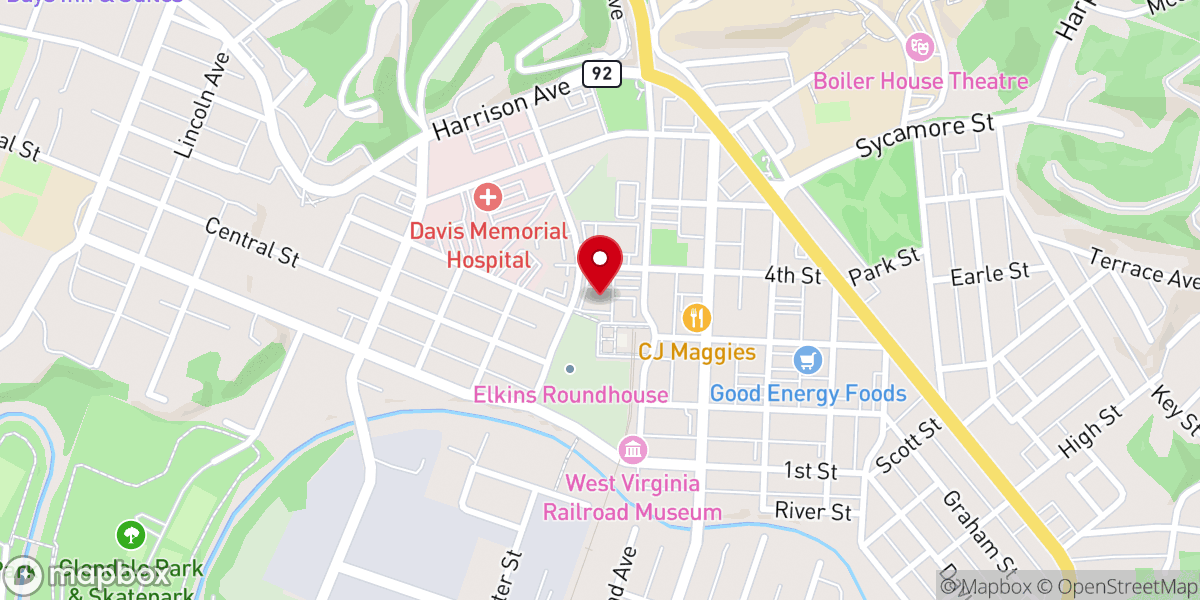 Map showing location of Summit Church