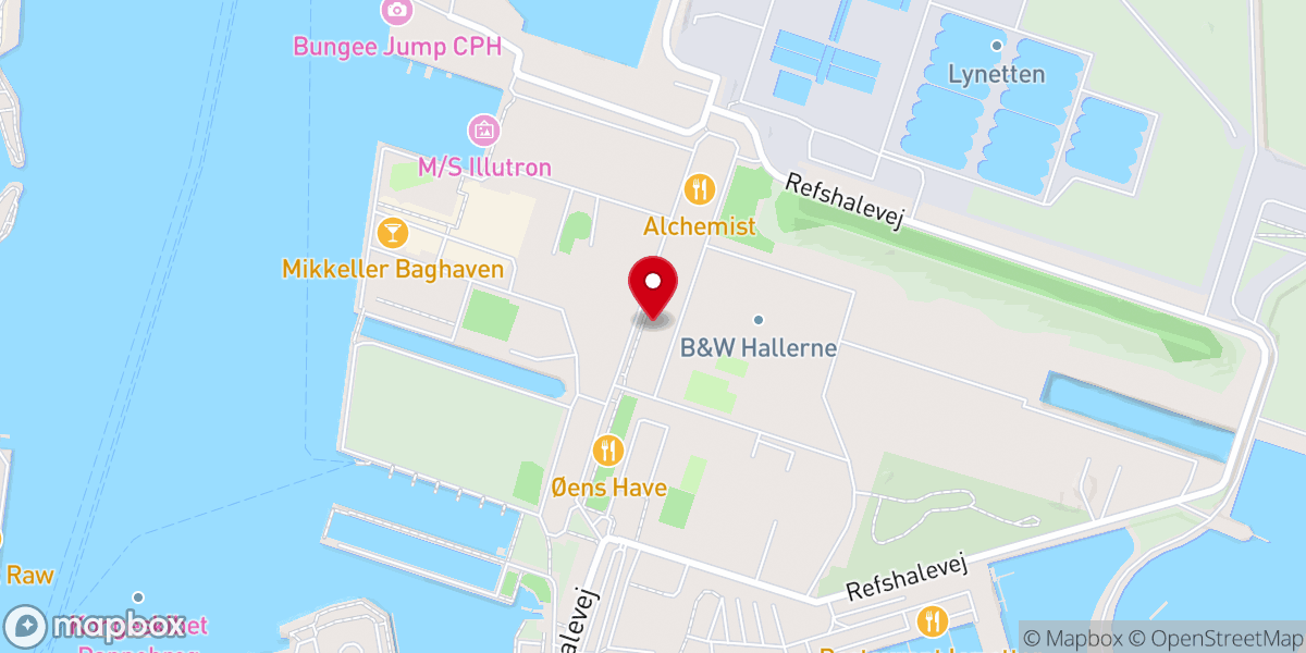 Map showing location of Det Kongelige Teater og Kapel