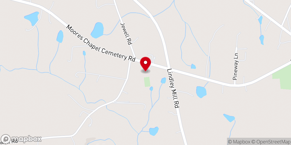 Map showing location of Maxwell Chapel