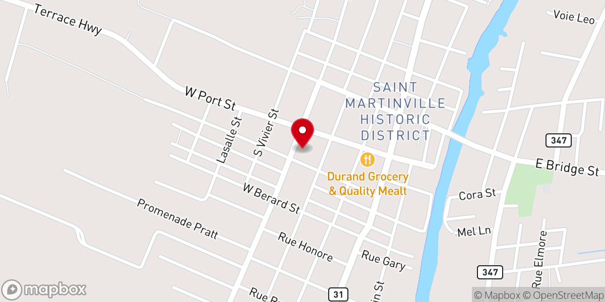 Map showing location of St Martin Parish Health Unit