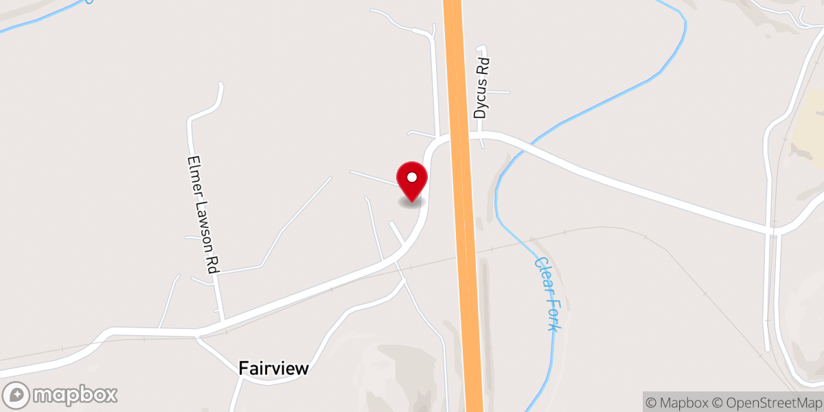 Map showing location of New Beginnings Church