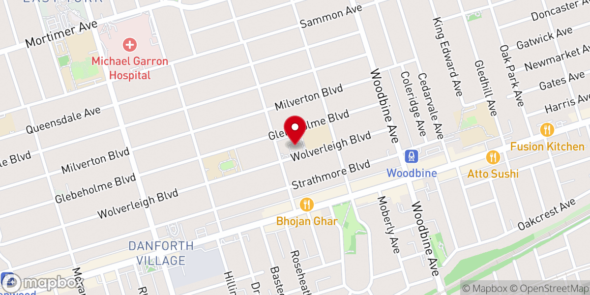 Map showing location of Saint Brigid Catholic Church