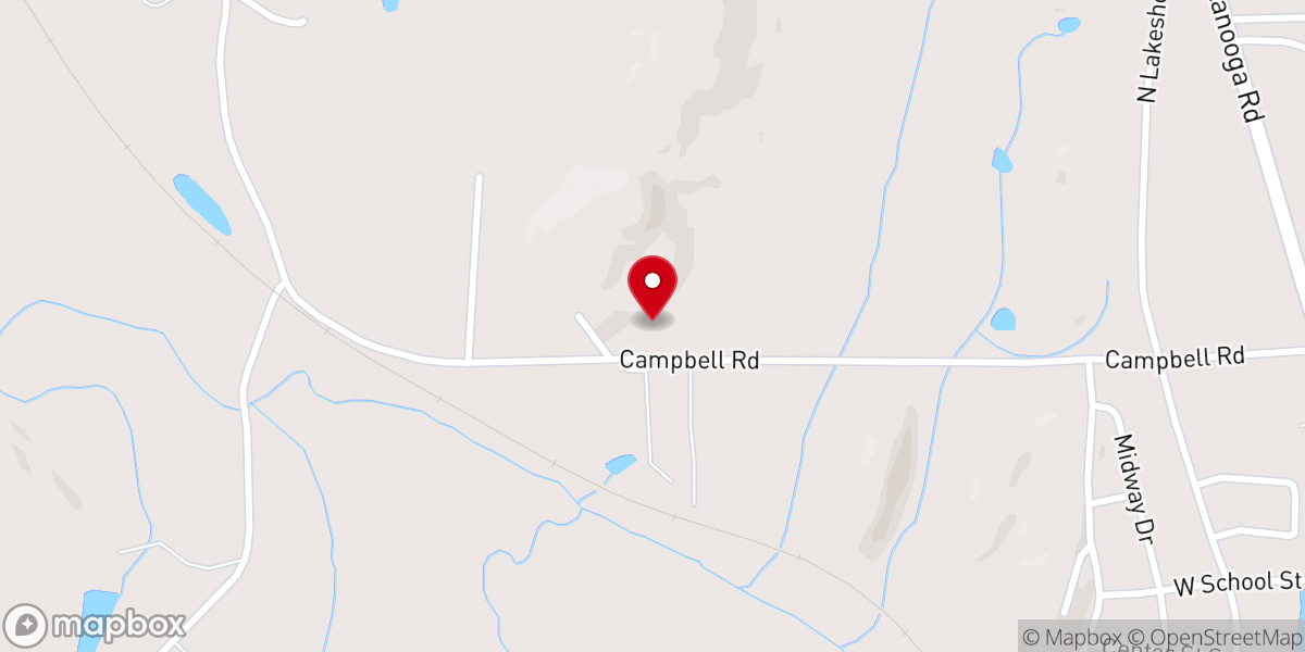 Map showing location of North Georgia Missionary Baptist Church