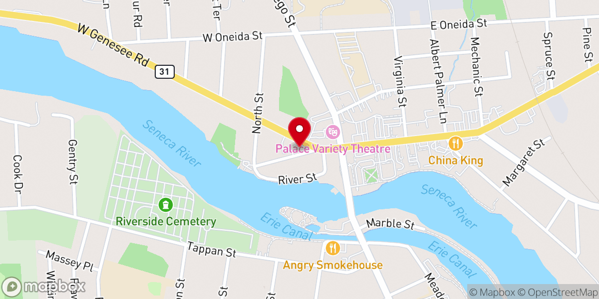 Map showing location of Baldwinsville First United Methodist Church