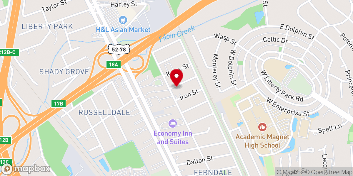 Map showing location of Light of the World Church-God