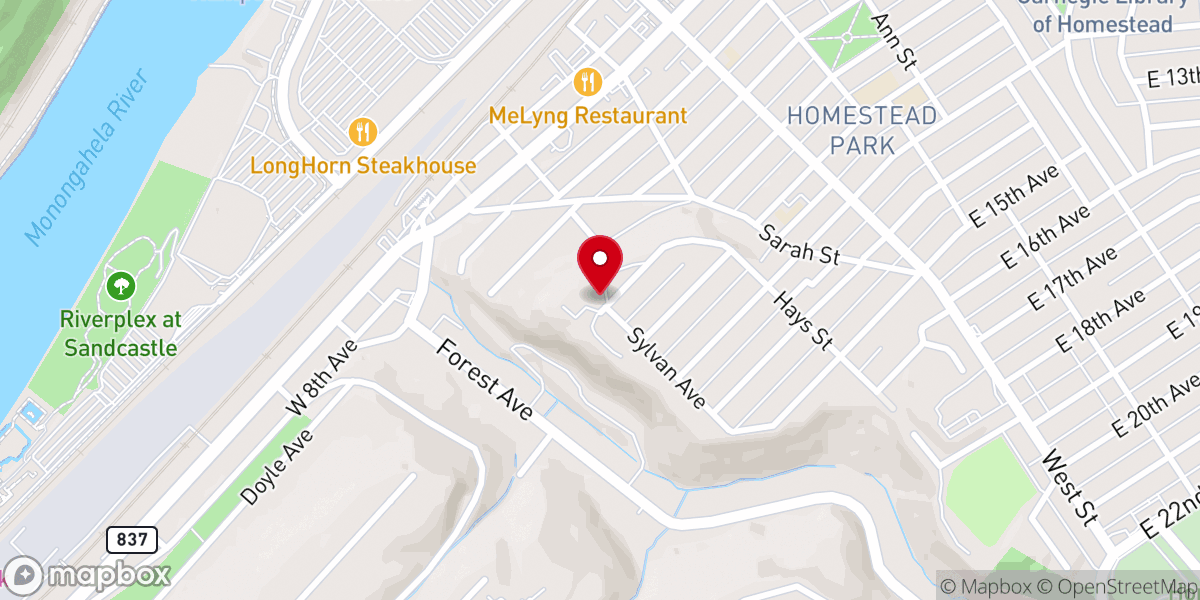 Map showing location of St Maximillian Kolbe Roman Catholic Church