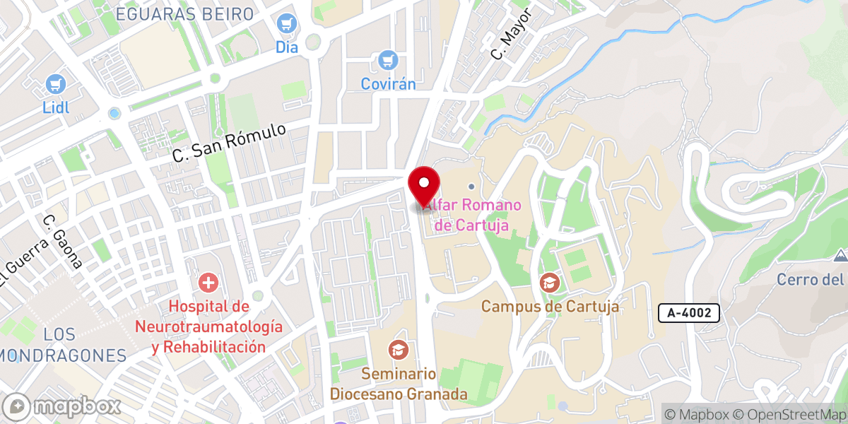 Map showing location of Santuario de las diosas puchainas