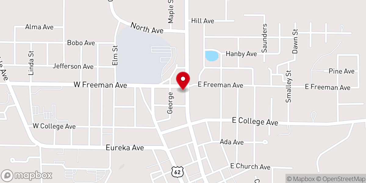 Map showing location of Church Of God Holiness
