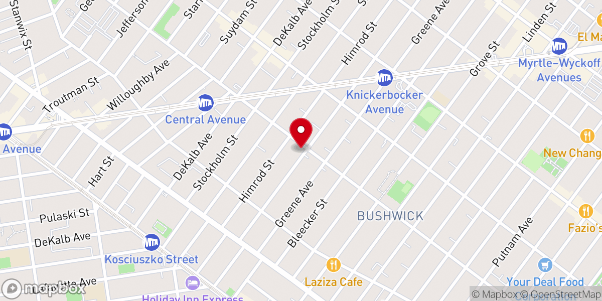 Map showing location of Mosaic Church
