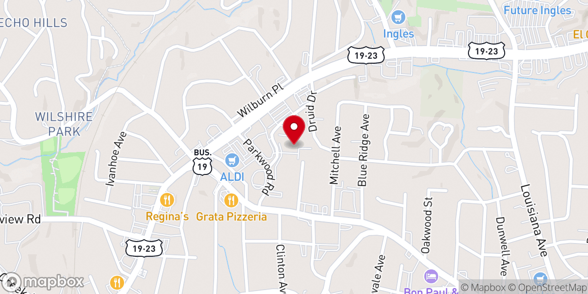 Map showing location of Crosspoint Community Church