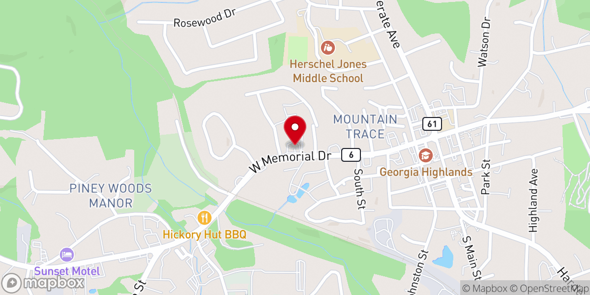 Map showing location of Second Baptist Church of Dallas