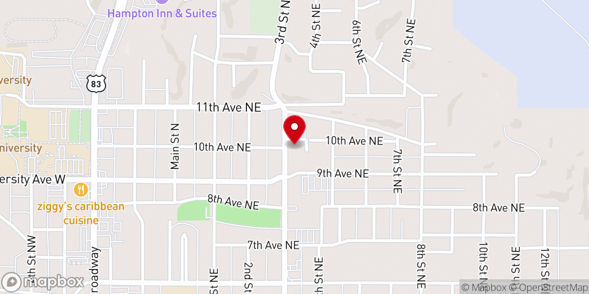 Map showing location of Cornerstone Presbyterian Church