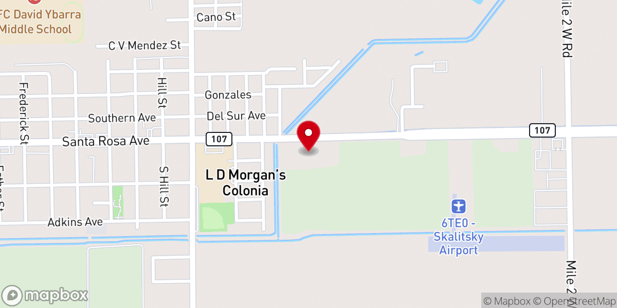 Map showing location of Harvest Time Valley Church