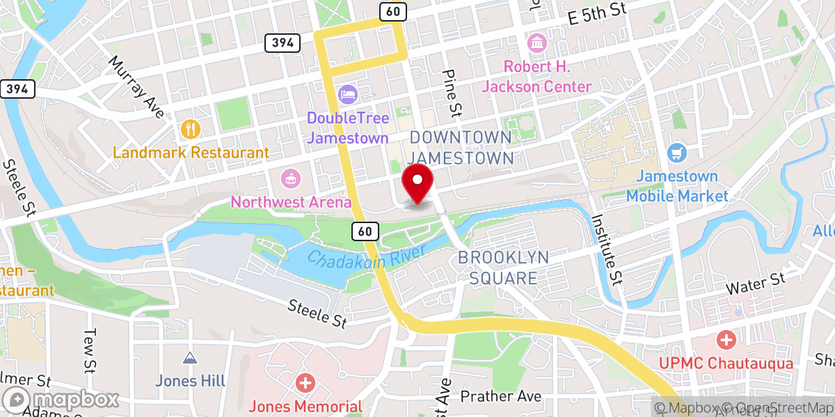 Map showing location of Saint Joseph's Roman Catholic Mission