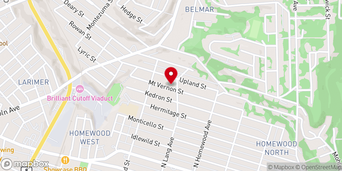 Map showing location of Temple of God Church