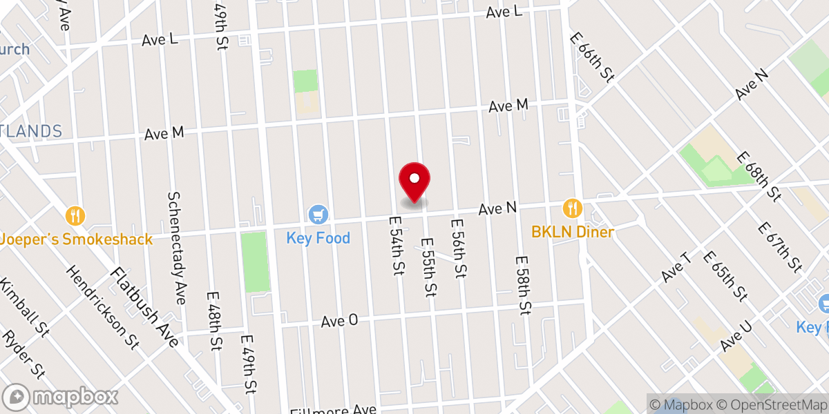Map showing location of Spotless Sabbath Church