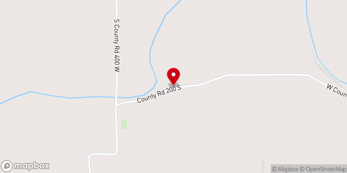 Map showing location of Zion Baptist Church