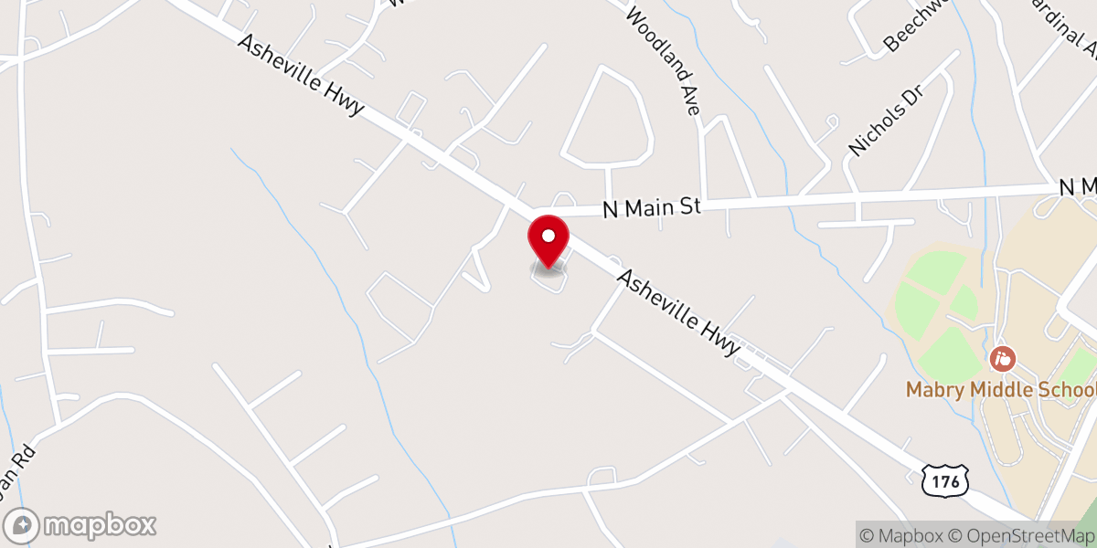 Map showing location of Greater St. James Temple Holiness Church, Inc.