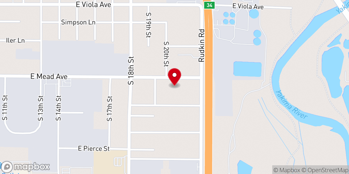 Map showing location of Sun Valley Church
