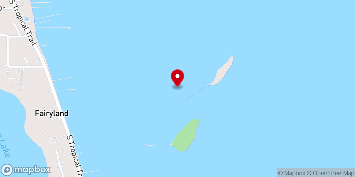 Map showing location of Servant Air Ministries Inc