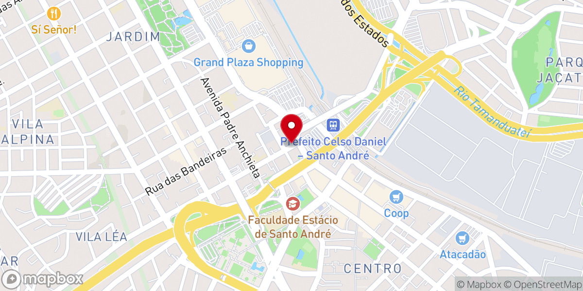 Map showing location of Igreja Pentecostal Porta Estreita