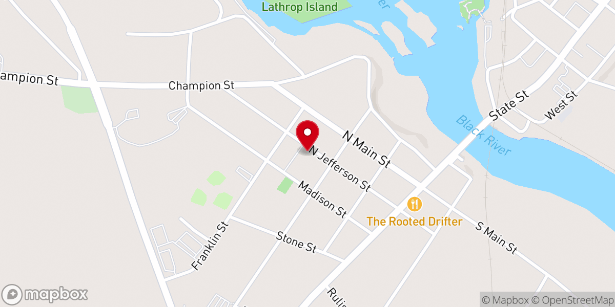 Map showing location of New Harvest Church of God