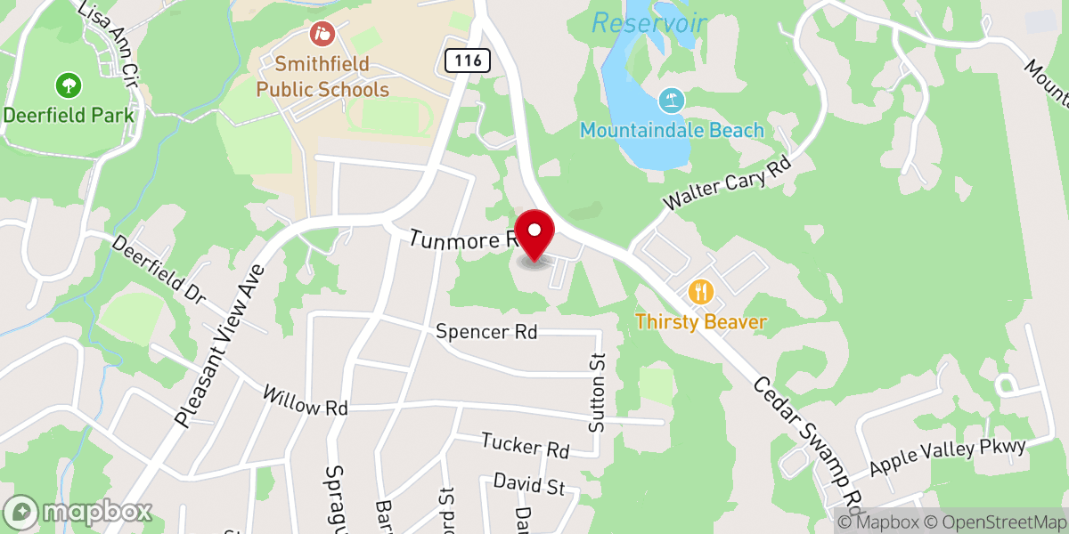 Map showing location of Our Redeemer Evangelical Lutheran Church (LCMS)