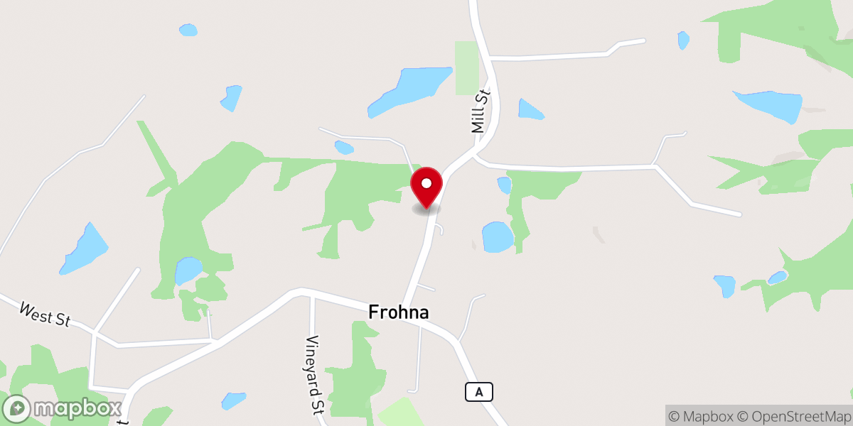 Map showing location of Concordia Lutheran Church