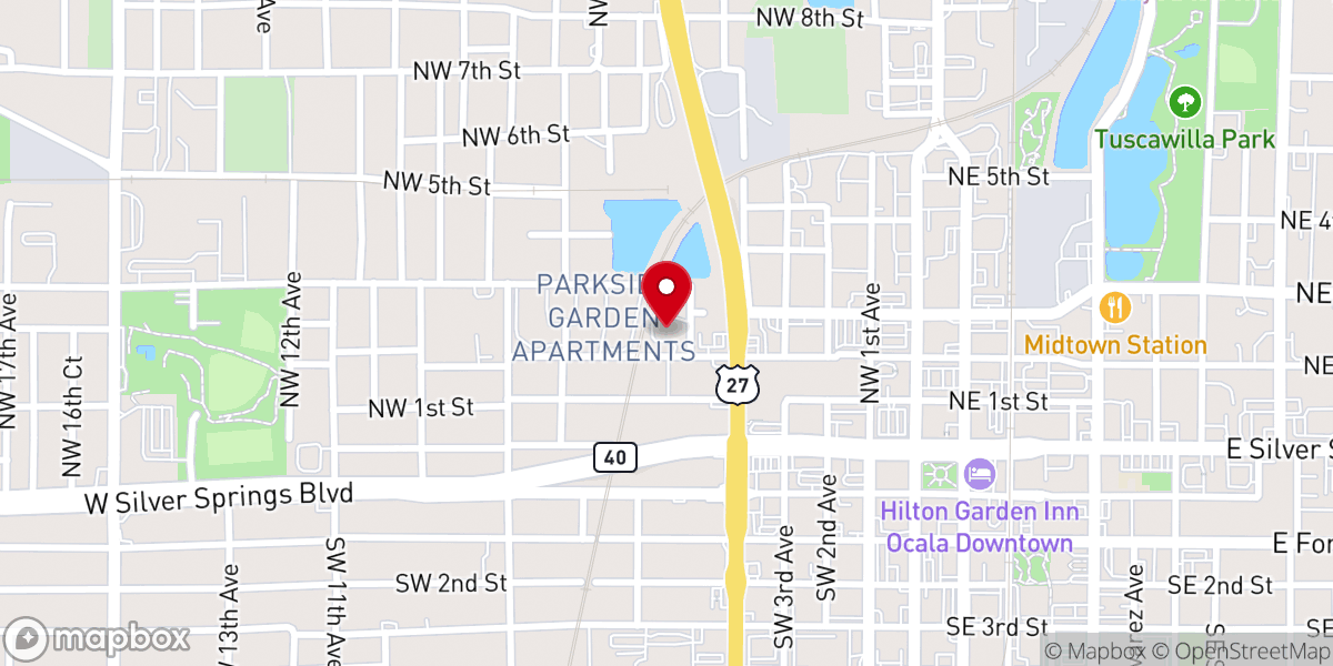 Map showing location of Interfaith Emergency Services Inc