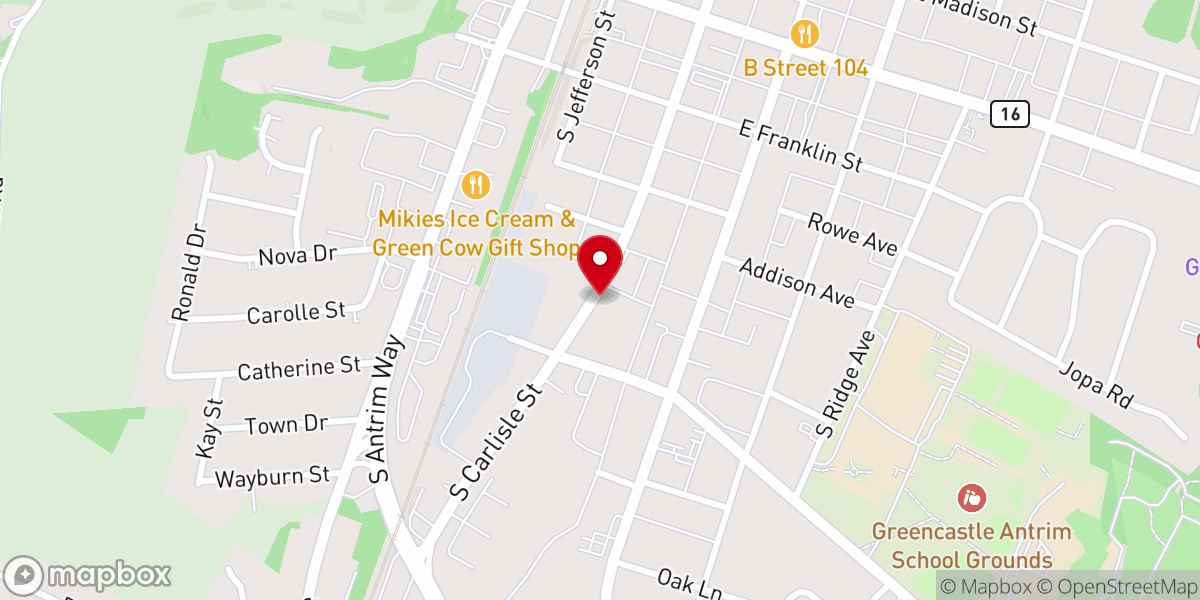 Map showing location of Praying Time Ministries