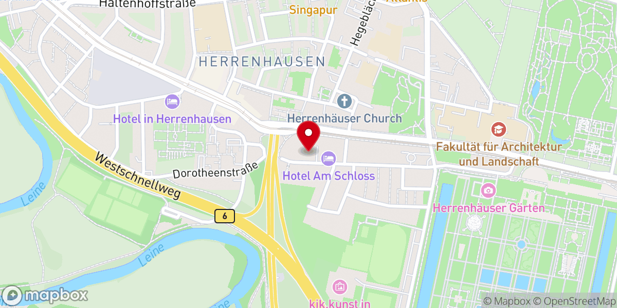 Map showing location of Skyline - die Kirche der Stadt