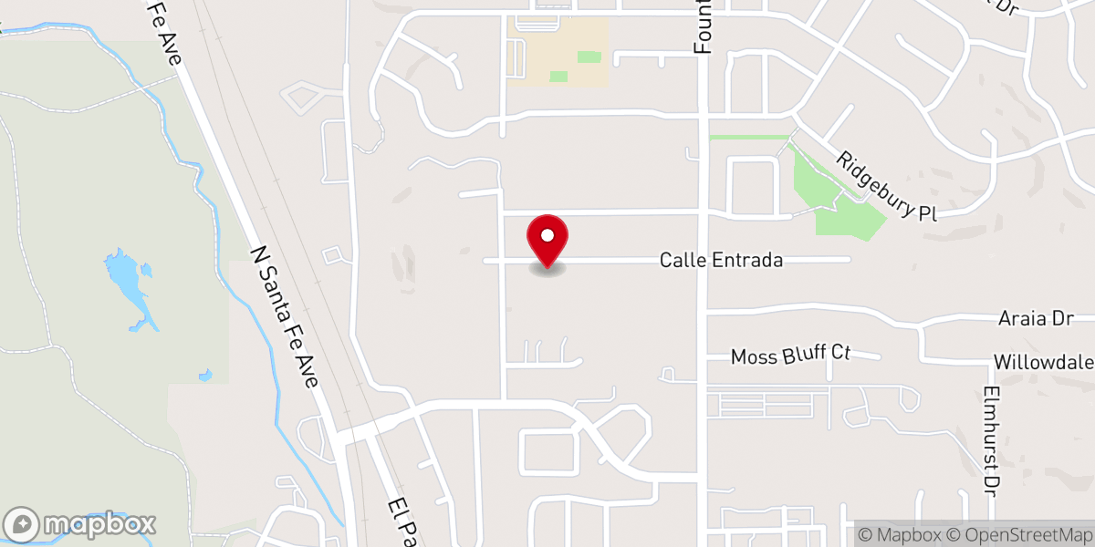 Map showing location of Rest Ministries