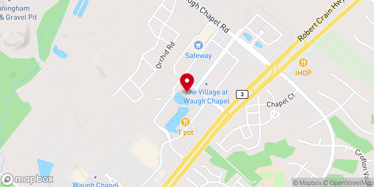 Map showing location of Village Commons Community Center